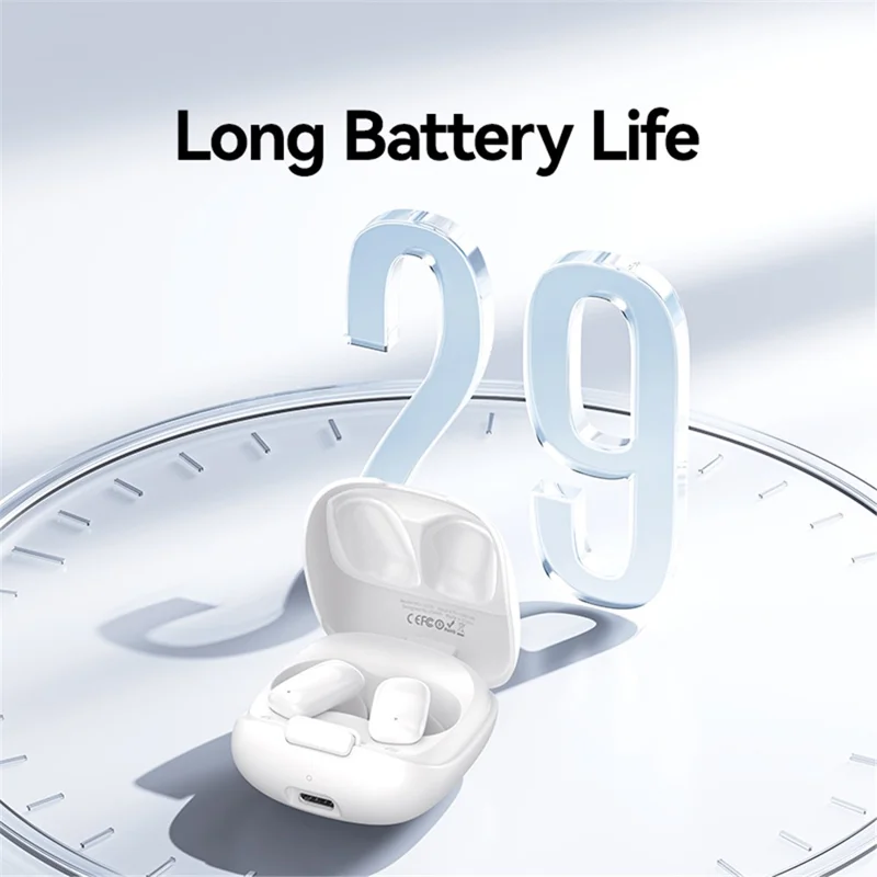 USAMS ID25 Wireless Earbuds Bluetooth-compatible 5.3 Headphone Semi in Ear - White