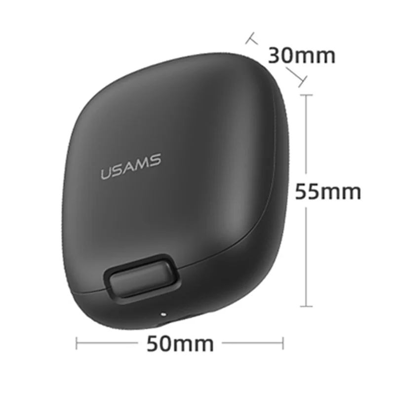 USAMS ID25 Wireless Earbuds Bluetooth-compatible 5.3 Headphone Semi in Ear - White