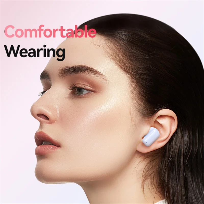 USAMS TD22 TWS Earbuds Bluetooth-compatible 5.3 Semi in Ear Headphone Stereo Sound 5H Playing Time - White