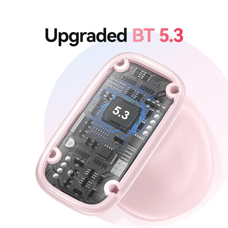 USAMS TD22 TWS Earbuds Bluetooth-compatible 5.3 Semi in Ear Headphone Stereo Sound 5H Playing Time - White