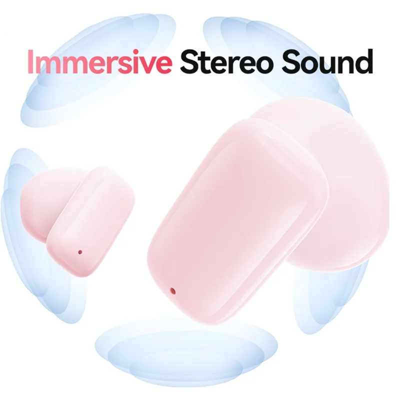 USAMS TD22 TWS Earbuds Bluetooth-compatible 5.3 Semi in Ear Headphone Stereo Sound 5H Playing Time - White