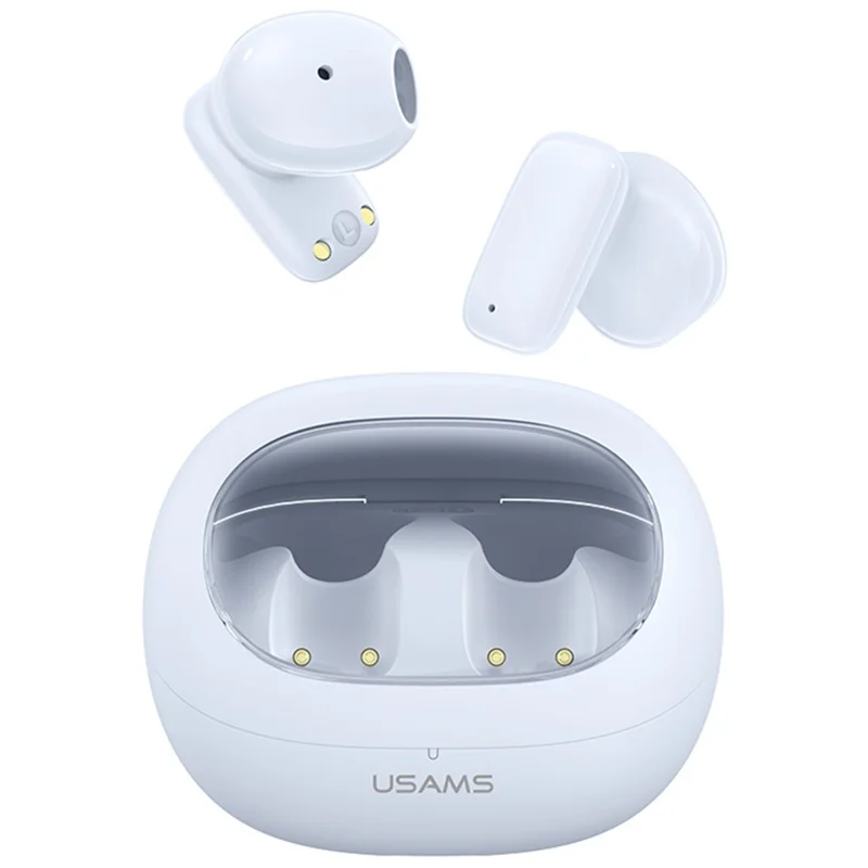 USAMS TD22 TWS Earbuds Bluetooth-compatible 5.3 Semi in Ear Headphone Stereo Sound 5H Playing Time - Blue