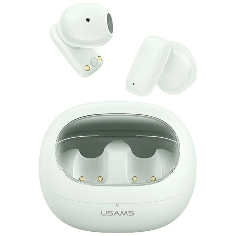 USAMS TD22 TWS Ohrhörer Bluetooth 5.3 Semi-In-Ear Kopfhörer Stereo-Sound 5 Stunden Spielzeit - Grün