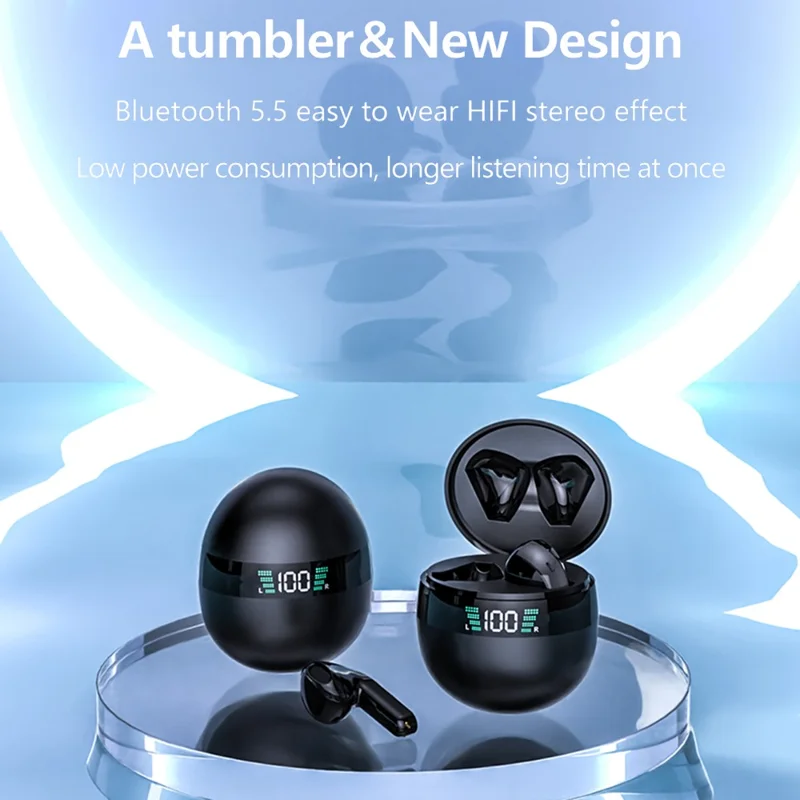 Auriculares inalámbricos DX-27 TWS Bluetooth 5.5 HD Call Mini In-Ear