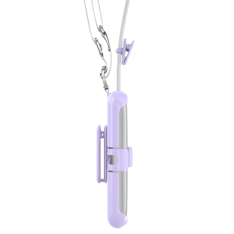 Étui de protection avec chargeur de batterie et sangle pour Apple Vision Pro - Violet