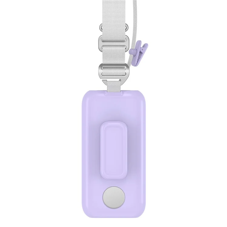 Custodia protettiva per batteria CP16 per Apple Vision Pro con power bank, clip posteriore e tracolla - Viola
