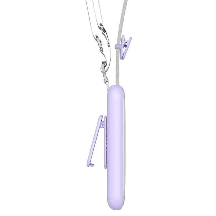 Custodia protettiva per batteria CP16 per Apple Vision Pro con power bank, clip posteriore e tracolla - Viola