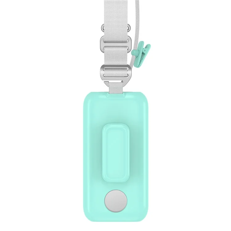 CP16 For Apple Vision Pro VR Battery Protective Cover Power Bank Case with Back Clip and Crossbody Strap - Green