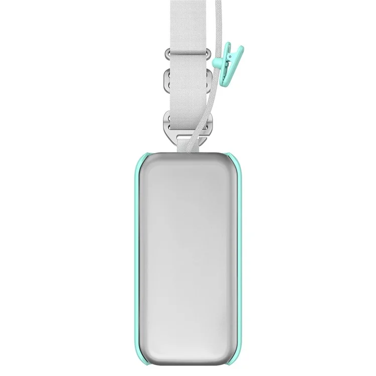 CP16 For Apple Vision Pro VR Battery Protective Cover Power Bank Case with Back Clip and Crossbody Strap - Green