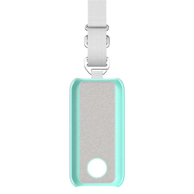 CP16 For Apple Vision Pro VR Battery Protective Cover Power Bank Case with Back Clip and Crossbody Strap - Green