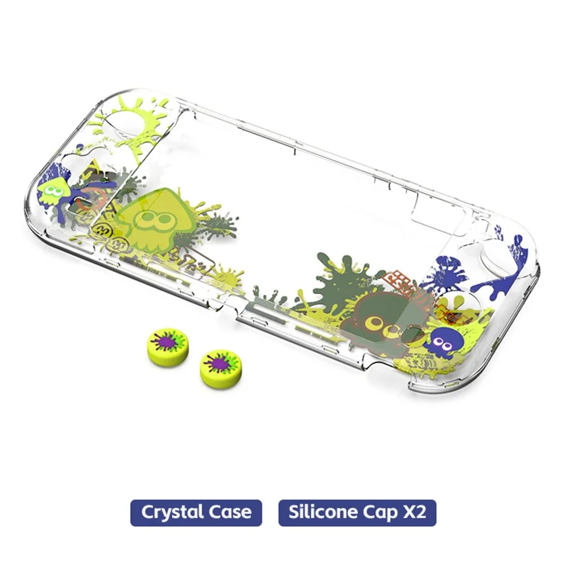 DATA FROG For Nintendo Switch Lite Lovely Protective Case Game Console Anti-drop PC Shell - Cat Paw