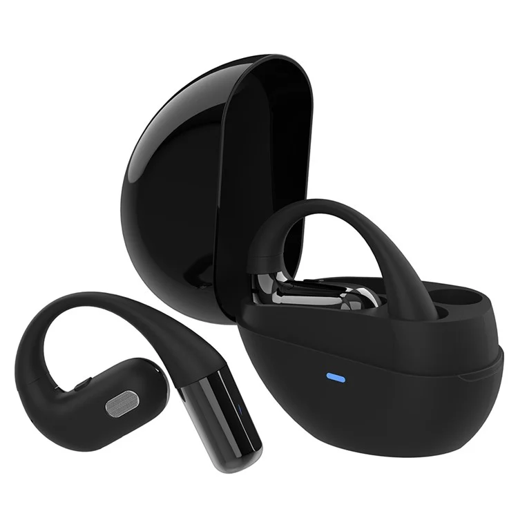 F15 OWS Open Ear Bluetooth-compatible Headphones Noise Reduction Wireless Sports Earphones - Black