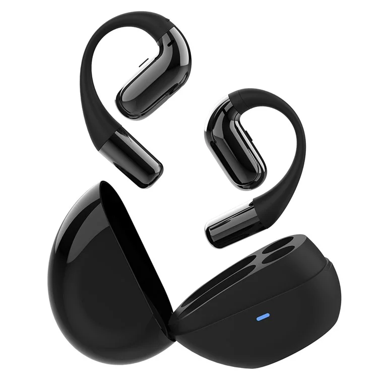 F15 OWS Open Ear Bluetooth-compatible Headphones Noise Reduction Wireless Sports Earphones - Black