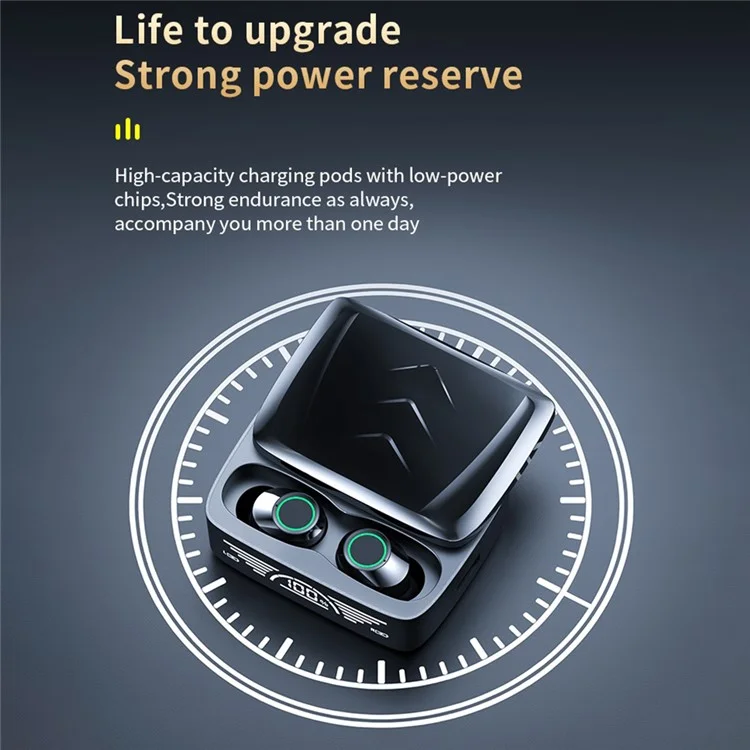 BQ30 Smart Touch Headphone with Sliding Cover Charging Case Noise Reduction Bluetooth-compatible Earphones