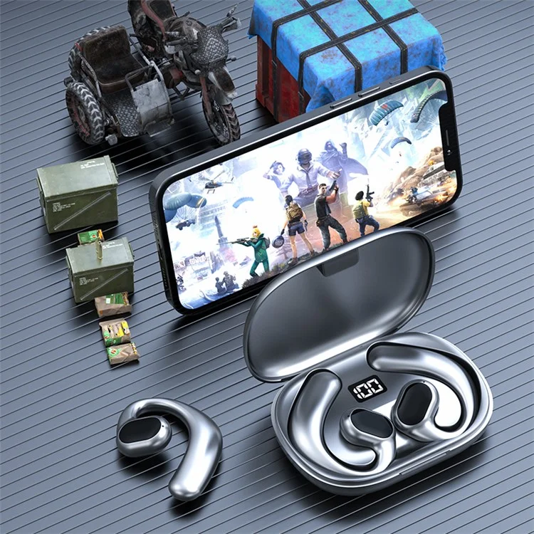 GT01 Bone Conduction Bluetooth-compatible Headset Wireless Headphone Touch Control Earphone