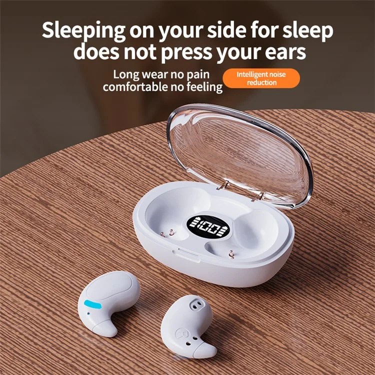 M96 Bluetooth-compatible Headset Low Power Consumption Headphone Touch Control Earphone - Black