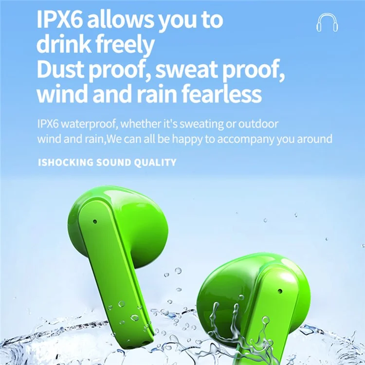TM11 Semi-In-Ear Bluetooth-compatible Headphones Sports Earphones with Digital Display Charging Case - Black