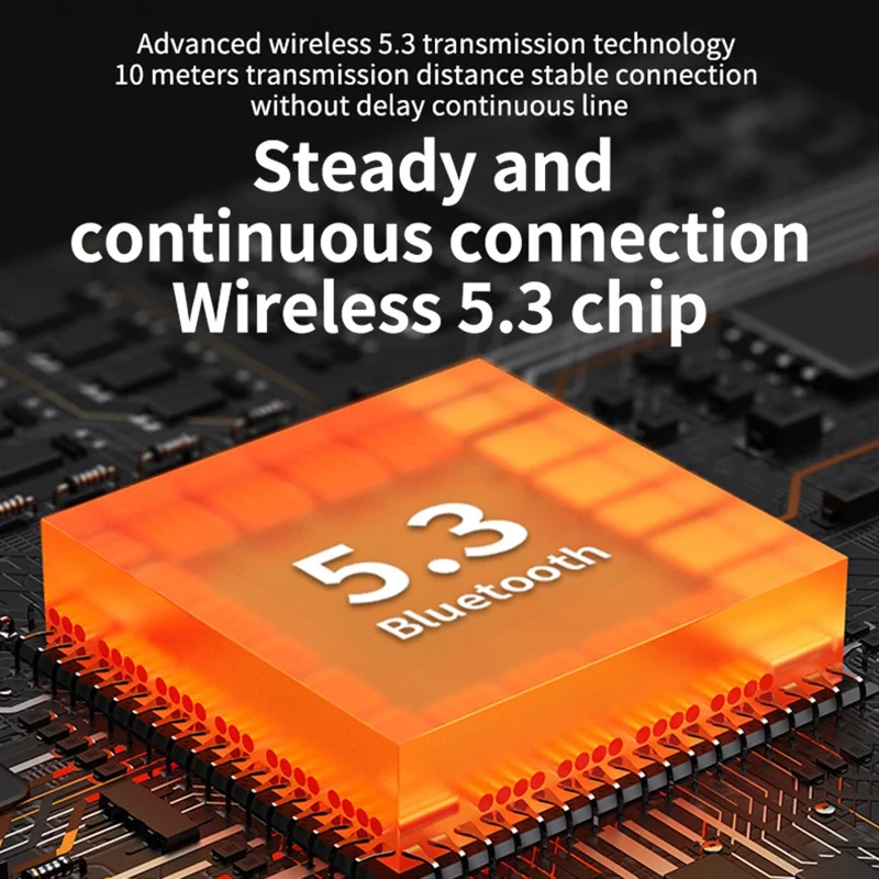 TM90 Music / Game Dual Mode Headphones ANC Noise Canceling Semi-in-ear Bluetooth-compatible Earphones - White