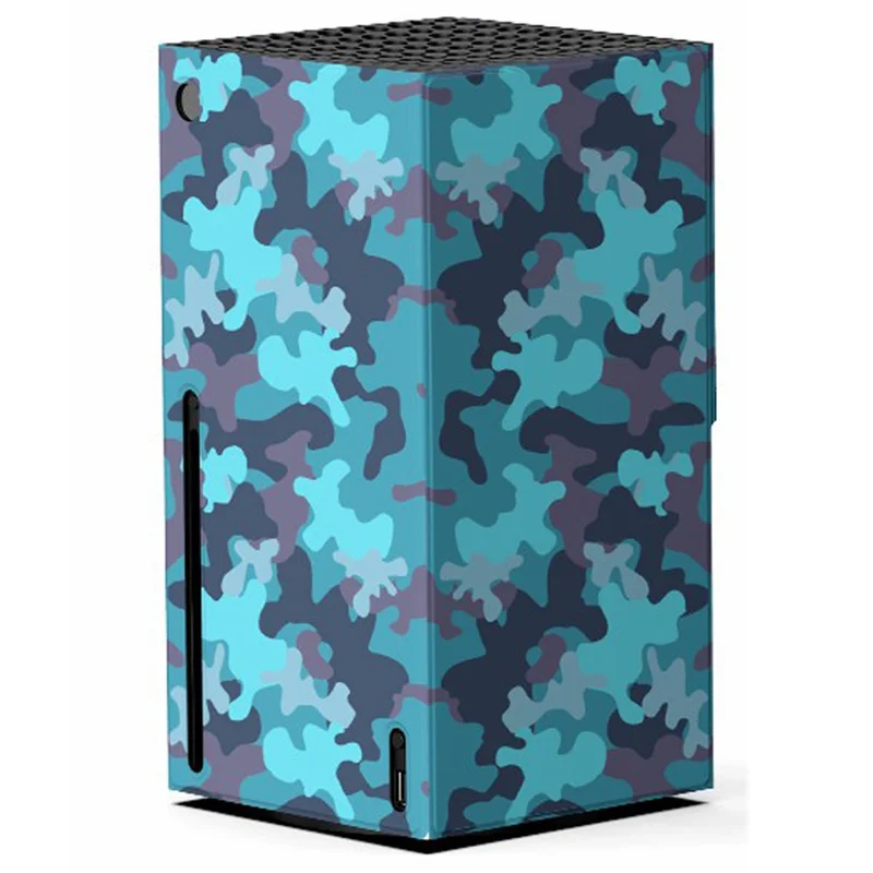 IPEGA PG-XBX018 For Xbox Series X Game Console Magnetic Cover PU Leather Protective Sleeve - PG-XBX018B Blue Camouflage