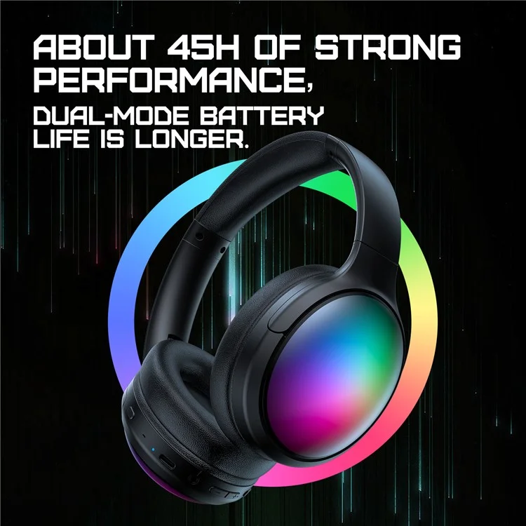 ONIKUMA B3 Wireless Over-Ear Headphone RGB Light Bluetooth-compatible Gaming Music Headset