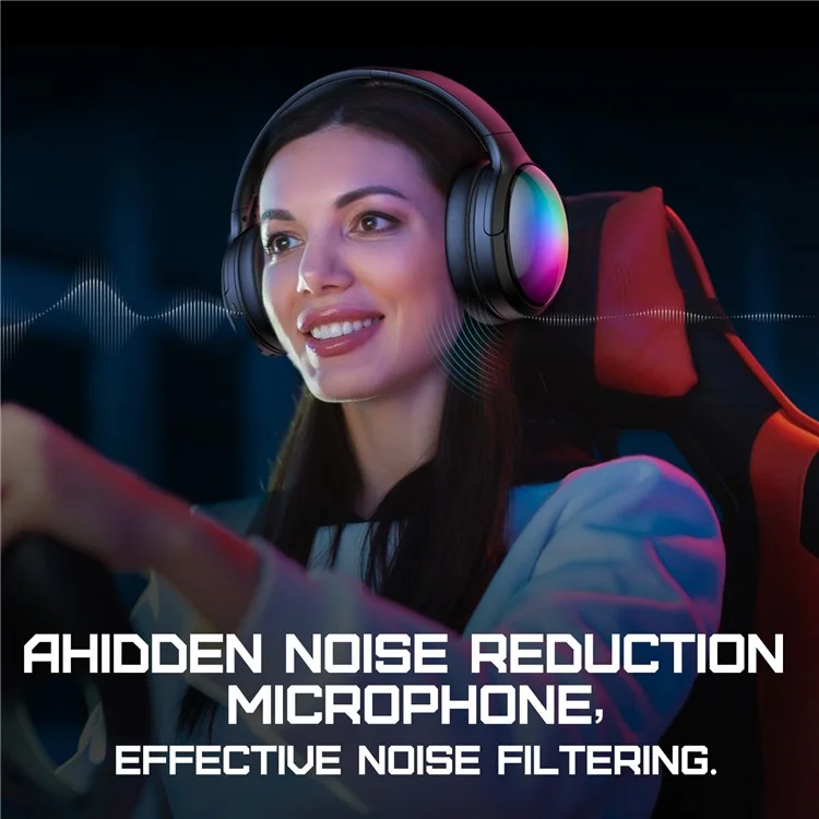 ONIKUMA B3 Wireless Over-Ear Headphone RGB Light Bluetooth-compatible Gaming Music Headset
