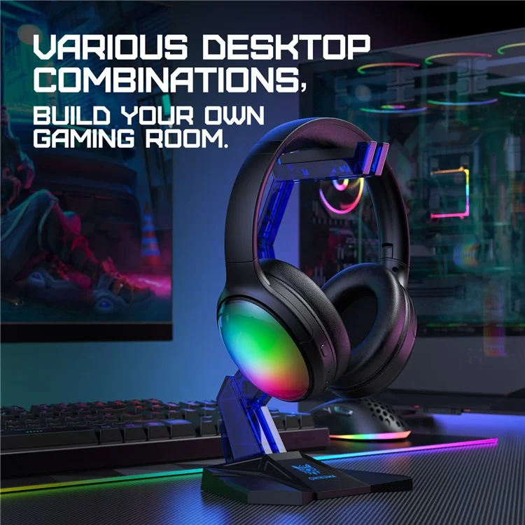 ONIKUMA B3 Wireless Over-Ear Headphone RGB Light Bluetooth-compatible Gaming Music Headset