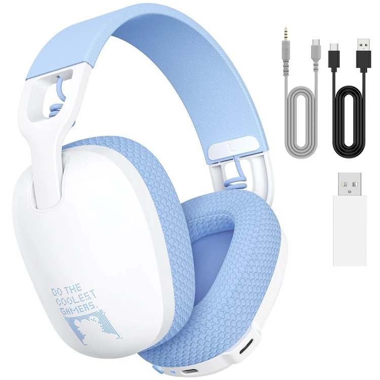 ONIKUMA B2 2,4G kabellos / Bluetooth / kabelgebunden Over-Ear-Kopfhörer Stereo Bluetooth Gaming Music Headset - Weiß