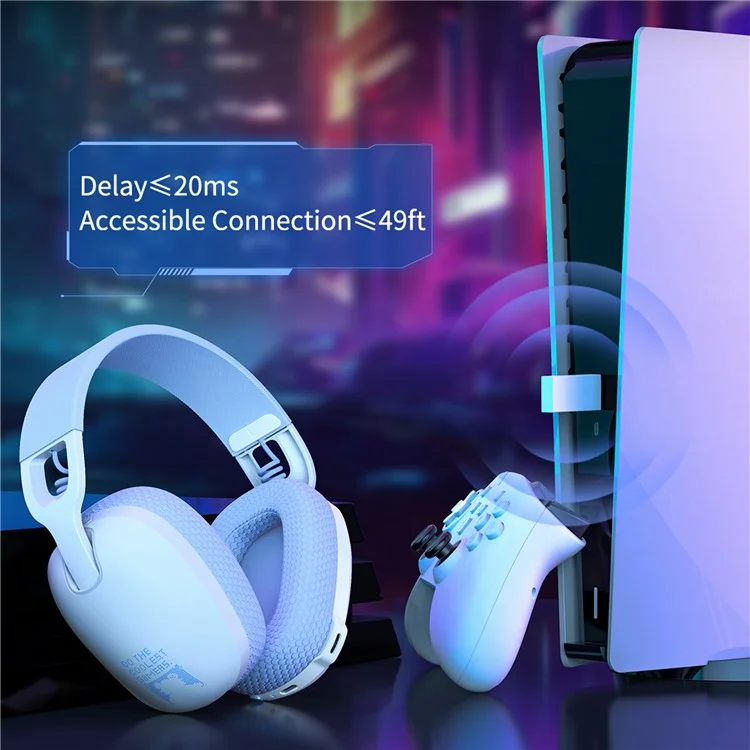 ONIKUMA B2 2,4G kabellos / Bluetooth / kabelgebunden Over-Ear-Kopfhörer Stereo Bluetooth Gaming Music Headset - Weiß