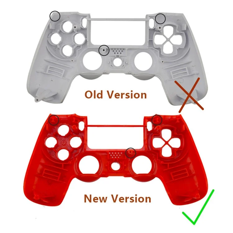 DATOS RANA Para Sony PS4 Slim PS4 JDM-040 Controlador Agarre Carcasa Botón Tapa - Oro