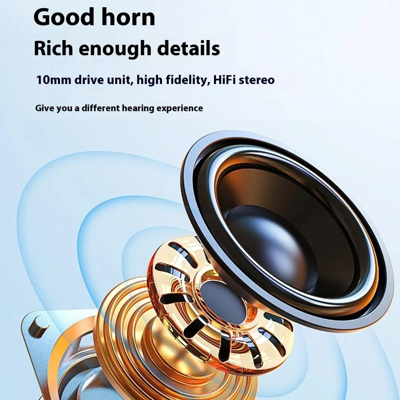 CELEBRAT W55 TWS Bluetooth-kompatibla In-Ear Hörlurar ANC+ENC Brusreducering Trådlös Musikheadset - Vit