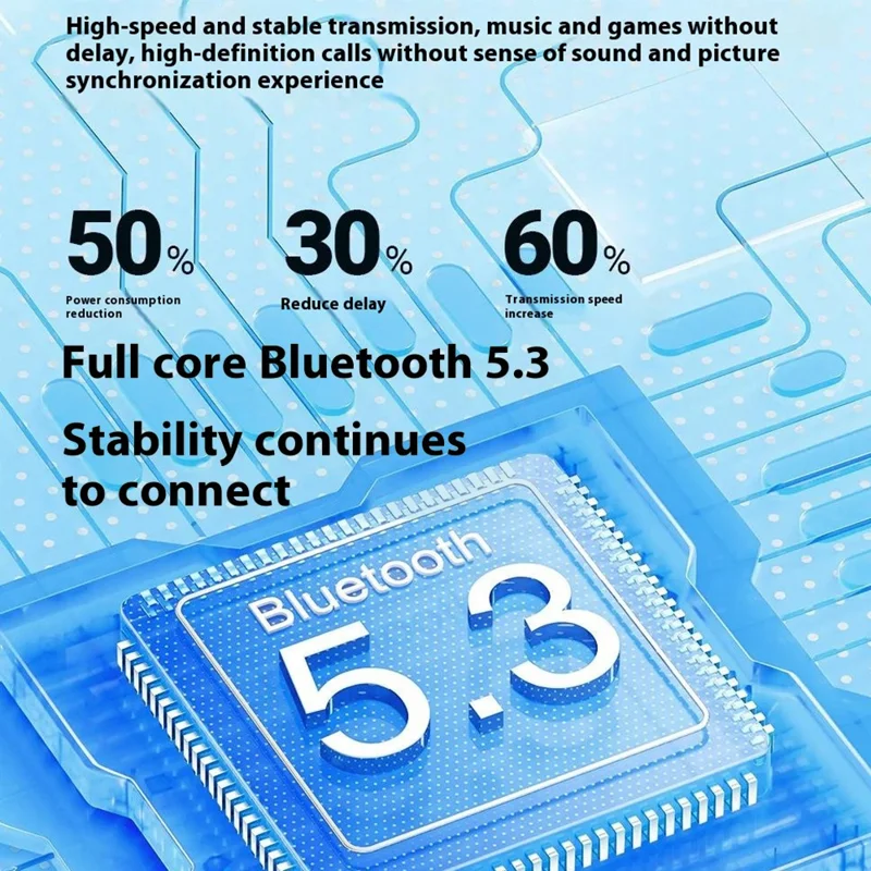 CELEBRAT W55 TWS Bluetooth-kompatibla In-Ear Hörlurar ANC+ENC Brusreducering Trådlös Musikheadset - Vit