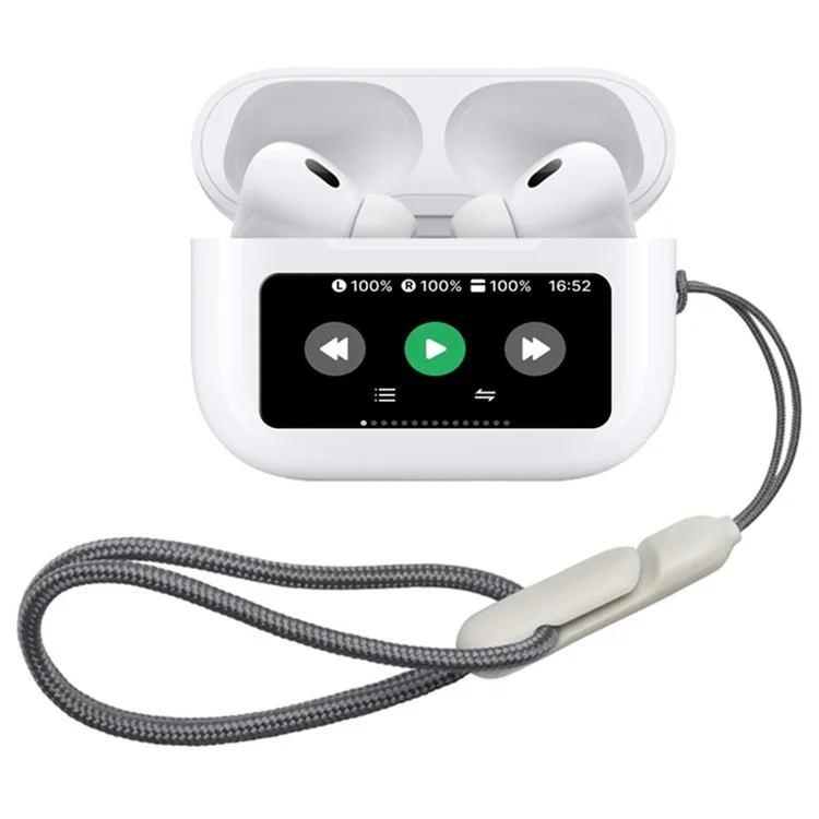 WIWU T22 In-Ear Bluetooth-compatible Headset HiFi Sound Wireless Earphone with Touch Screen Charging Bin