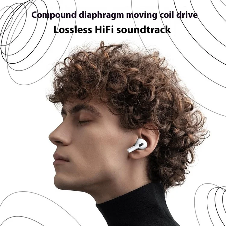 WIWU T22 In-Ear Bluetooth-compatible Headset HiFi Sound Wireless Earphone with Touch Screen Charging Bin