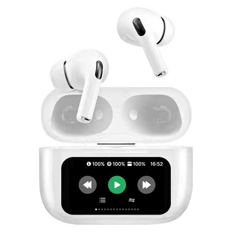 WIWU T22 In-Ear Bluetooth-compatible Headset HiFi Sound Wireless Earphone with Touch Screen Charging Bin