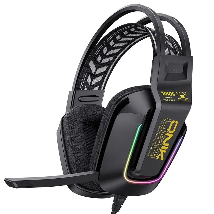 ONIKUMA X13 3.5mm+USB Wired Over-Ear Headphone E-Sports Gaming Headset with RGB Light