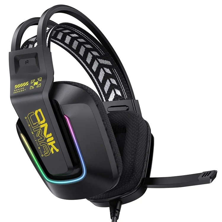 ONIKUMA X13 3.5mm+USB Wired Over-Ear Headphone E-Sports Gaming Headset with RGB Light