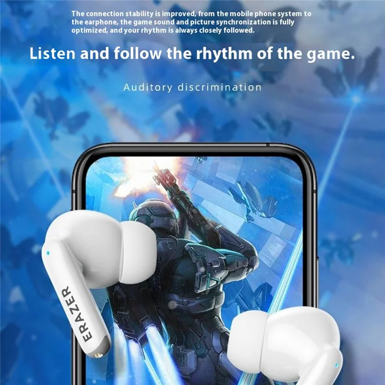 LENOVO Erazer XT88Pro TWS Bluetooth In-Ear Auricolare HiFi Stereo Music Gaming - Nero