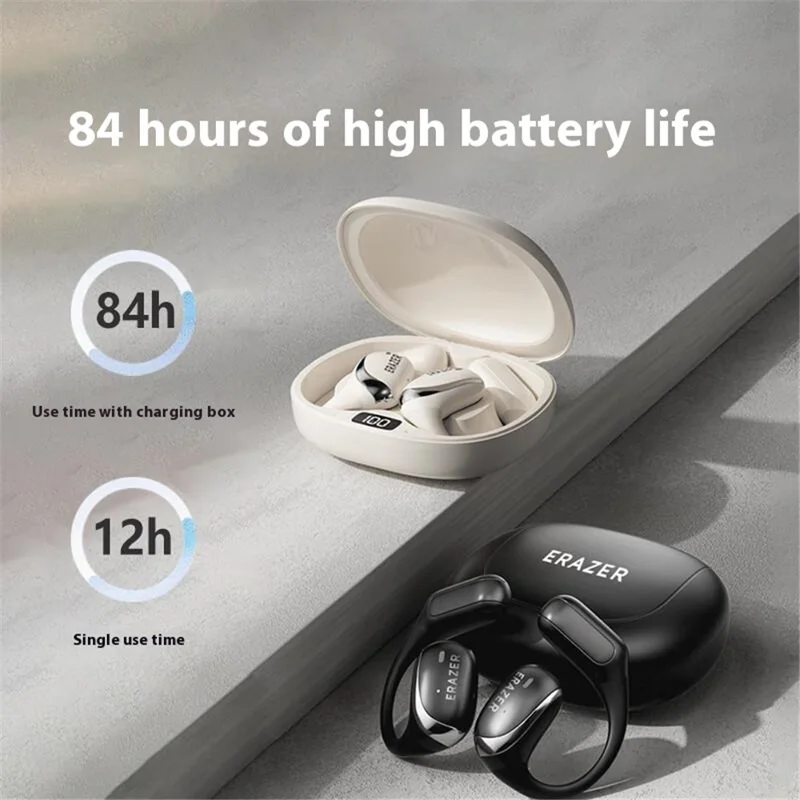 LENOVO Erazer X9 TWS Bluetooth-compatible HiFi Music Earphone Ear Hanging Non-in-ear Headset - White