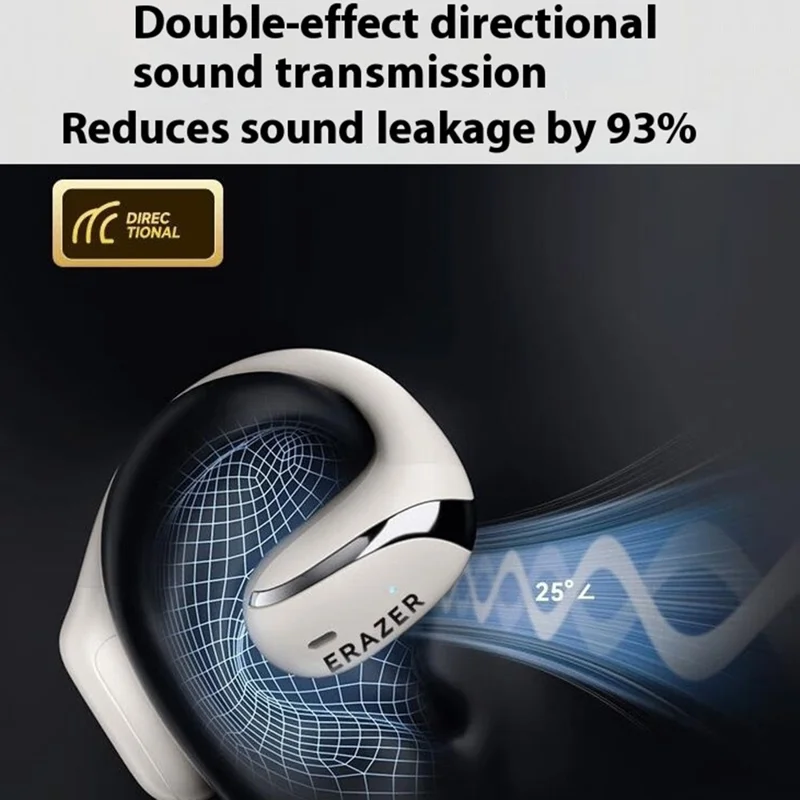LENOVO Erazer X9 TWS Bluetooth-compatible HiFi Music Earphone Ear Hanging Non-in-ear Headset - White