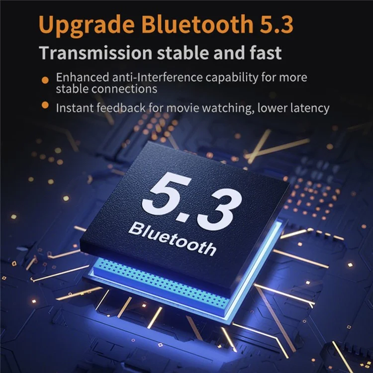 QH-010 OWS Bluetooth-compatible Headset  Ear Hook Wireless Headphone Noise Reduction Earphone - Silver