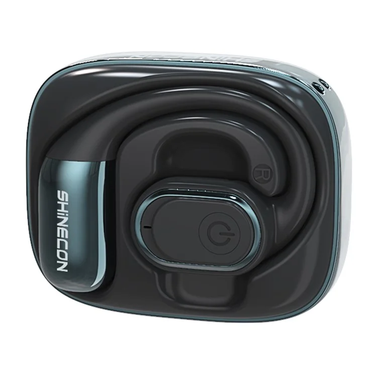 SHINECON X3 OWS Bluetooth-compatible Music Earphone Ear Hook Wireless Noise Reduction Headset - Black