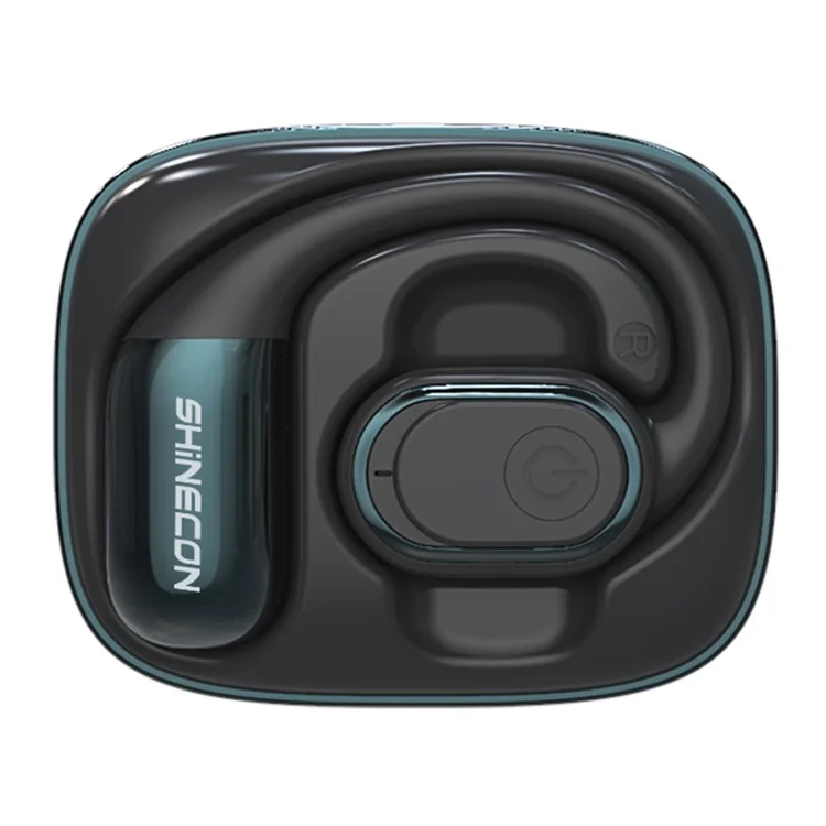 SHINECON X3 OWS Bluetooth-compatible Music Earphone Ear Hook Wireless Noise Reduction Headset - Black