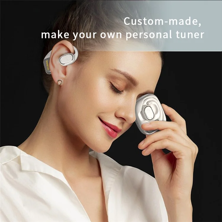 SHINECON X3 OWS Bluetooth-compatible Music Earphone Ear Hook Wireless Noise Reduction Headset - Black