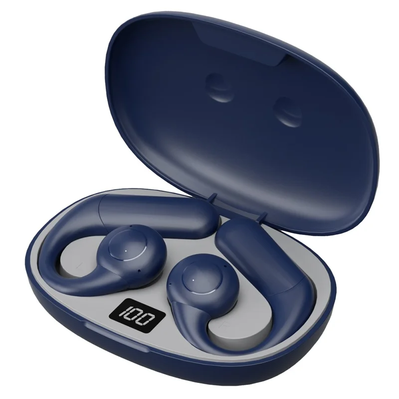 SHINECON QH-003 OWS Non-In-Ear Bluetooth-compatible 5.3 Music Earphone Ear Hook ENC Noise Reduction Headset - Blue
