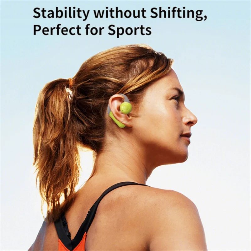 SHINECON QH-003 OWS Non-In-Ear Bluetooth-compatible 5.3 Music Earphone Ear Hook ENC Noise Reduction Headset - Blue