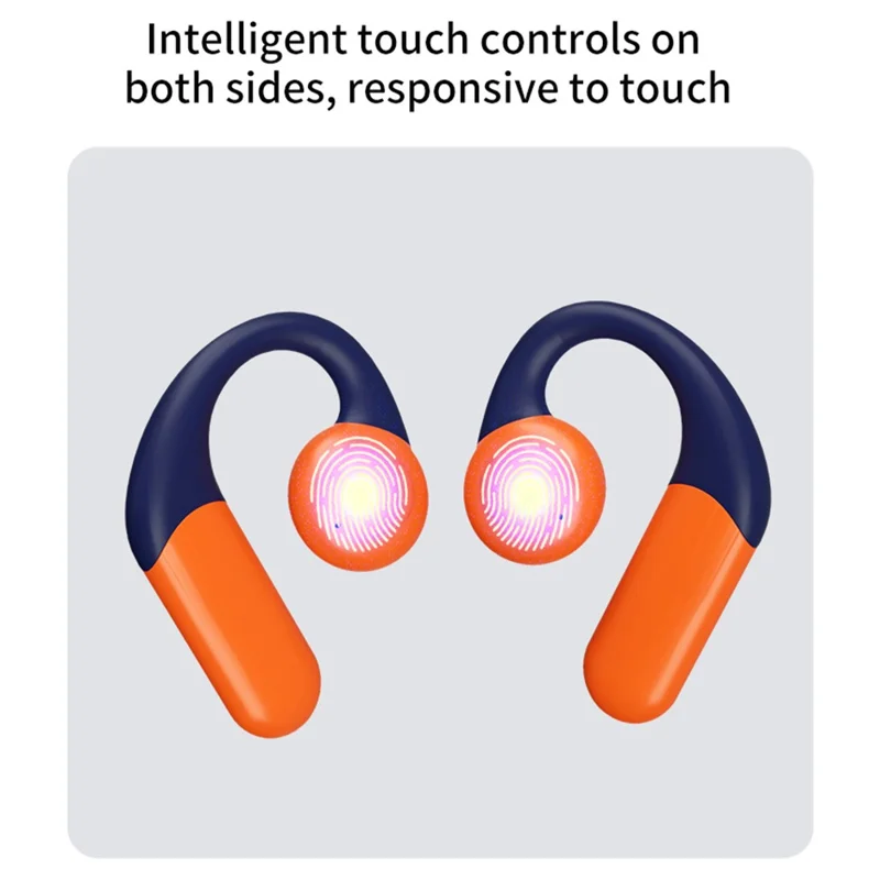 SHINECON QH-003 OWS Non-In-Ear Bluetooth-compatible 5.3 Music Earphone Ear Hook ENC Noise Reduction Headset - Blue