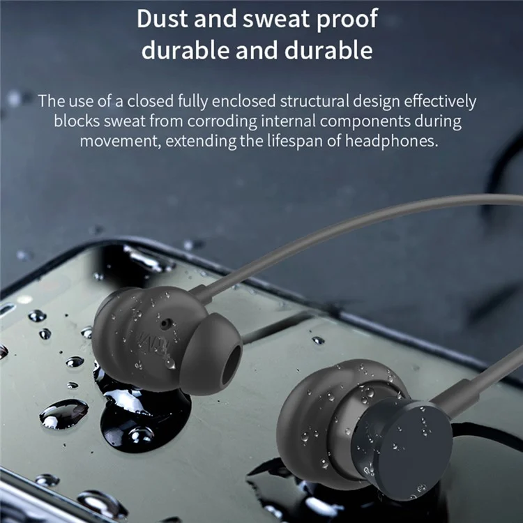 Q21 HiFi Sound Bluetooth-compatible Earphones Magnetic Neckband Headphones Support HD Calls