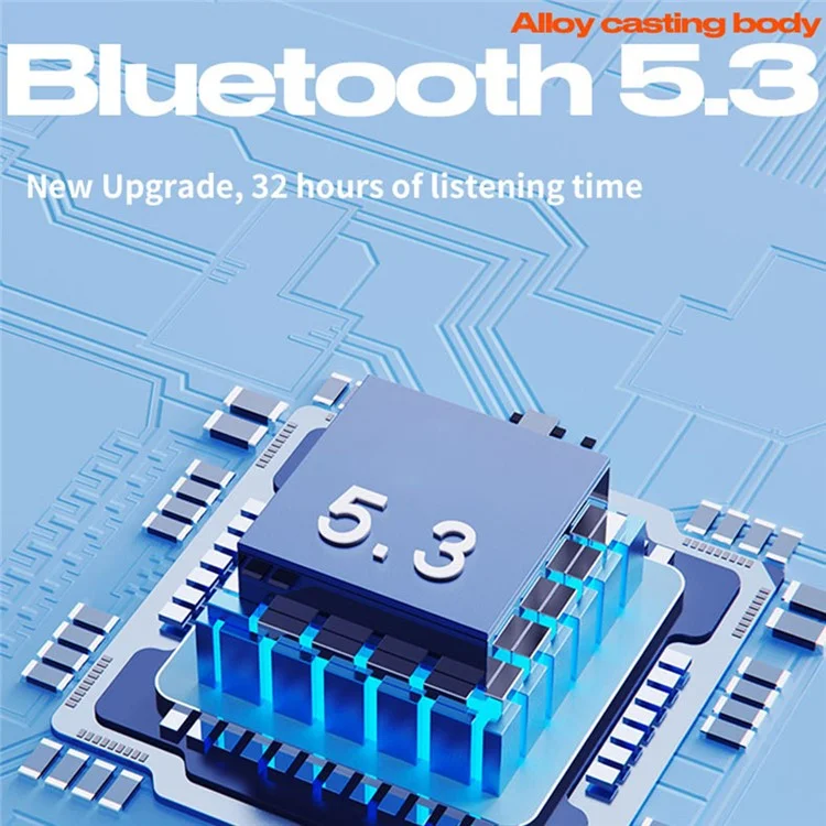 Écouteur Bluetooth à pince pour l'oreille QH51 - Casque stéréo sans fil pour le sport et la course - Noir