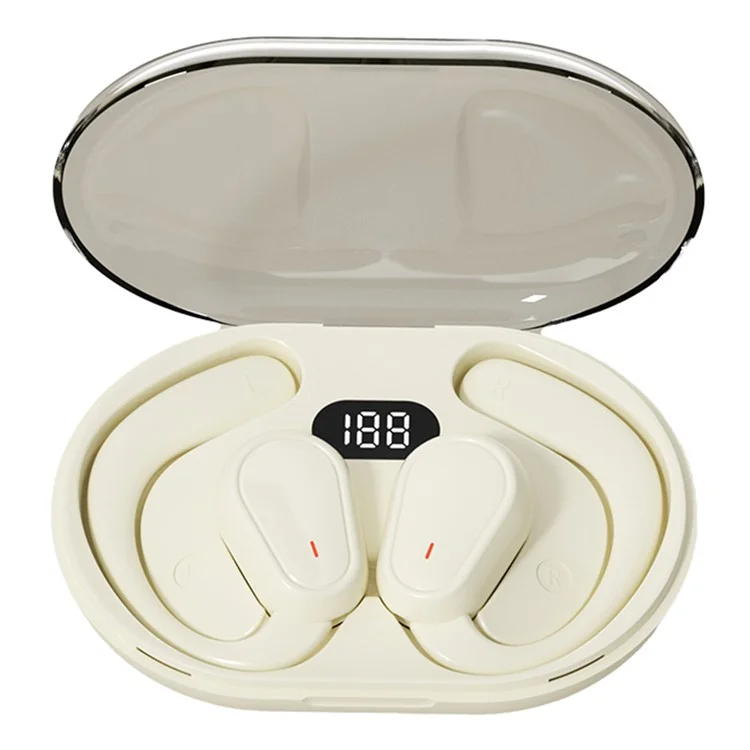 WG-02S OWS Bluetooth-compatible Sports Earphone Rotatable Ear Hook Music Headset - Nude