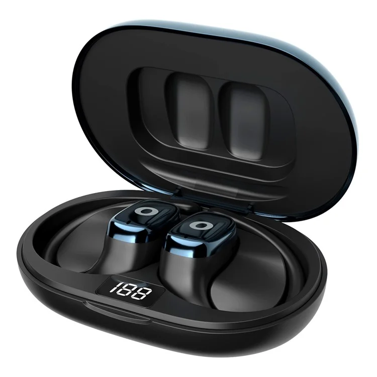 SHINECON QH-004 HiFi Sound Bluetooth-compatible 5.1 Earphones Noise Reduction OWS Open Ear Sports Headphones - Blue